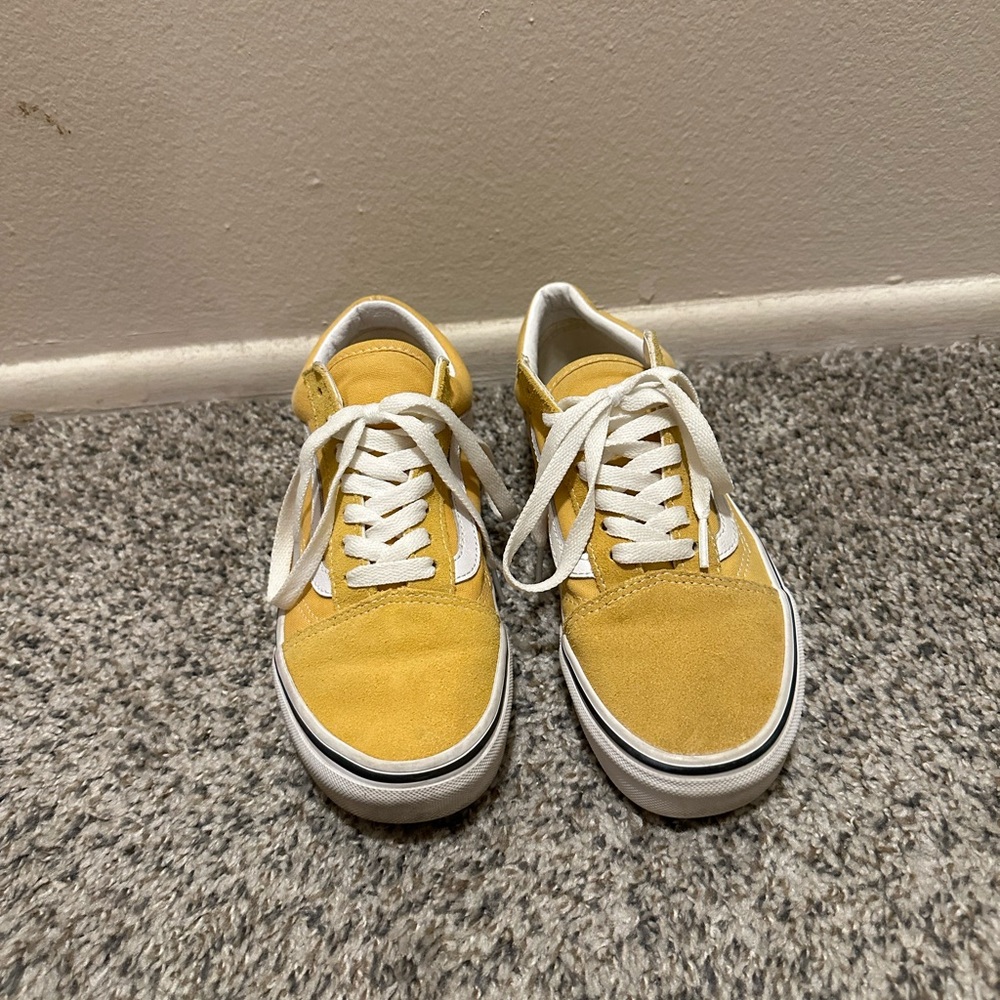 Vans Women’s Bright Yellow Sneakers - Picture 3 of 9